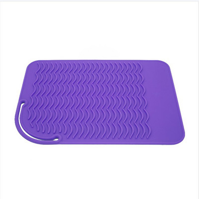 Silikoonist kuumuskindel matikott lokirulli jaoks, juuste professionaalne kujundamistööriist Kuumavastased matid juuste sirgendaja lokitamiseks