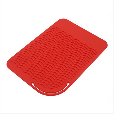 Silikoonist kuumuskindel matikott lokirulli jaoks, juuste professionaalne kujundamistööriist Kuumavastased matid juuste sirgendaja lokitamiseks