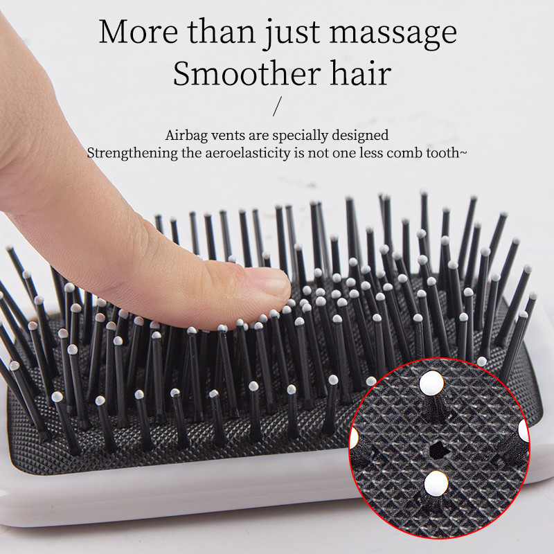 Antistatički češalj za kosu Bijela TT četka za kosu Ženski češalj za masažu vlasišta Tretman kose Frizerski proizvodi smanjuju gubitak kose