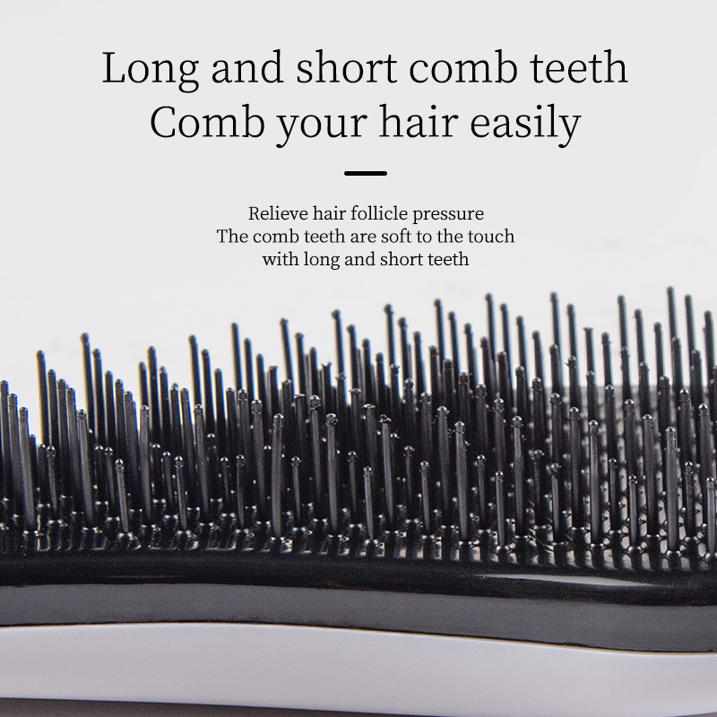 Antistatički češalj za kosu Bijela TT četka za kosu Ženski češalj za masažu vlasišta Tretman kose Frizerski proizvodi smanjuju gubitak kose