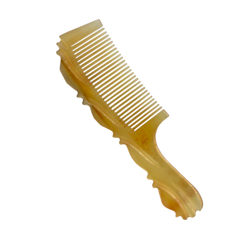 Естествен гребен от овчи рог Антистатичен гребен Четки за масаж на коса със стандартни зъби