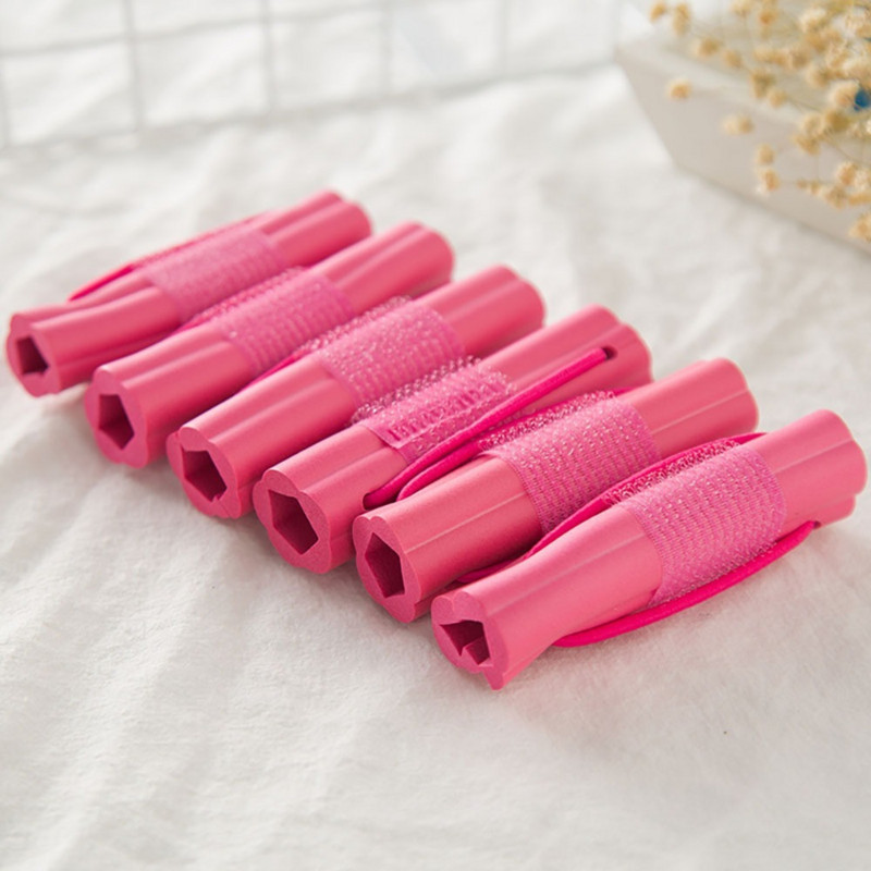 6 komada uvijača za kosu bez zagrijavanja Uvijači za kosu bez zagrijavanja Fleksibilna šipka za uvijanje Šipke za uvijanje kose za kovrče Šipka za oblikovanje kose Alati za oblikovanje kose