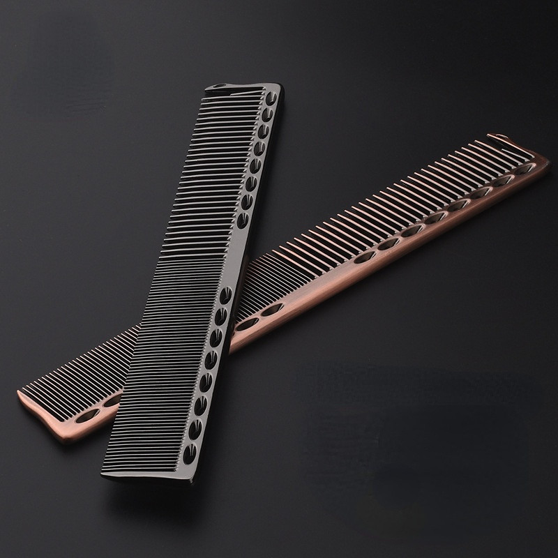 Space Aluminuml Hair Comb Pro Hairdressing Combs расческа за коса Hair Cutting Dying Hair Brush Barber Tools Salon Accessaries