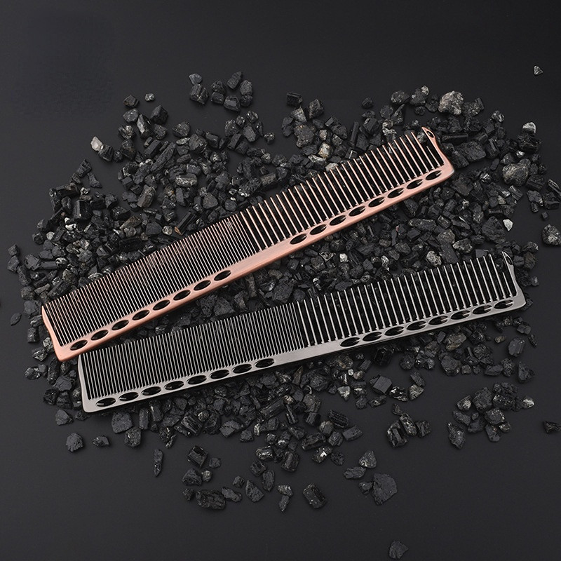 Space Aluminuml Hair Comb Pro Hairdressing Combs расческа за коса Hair Cutting Dying Hair Brush Barber Tools Salon Accessaries