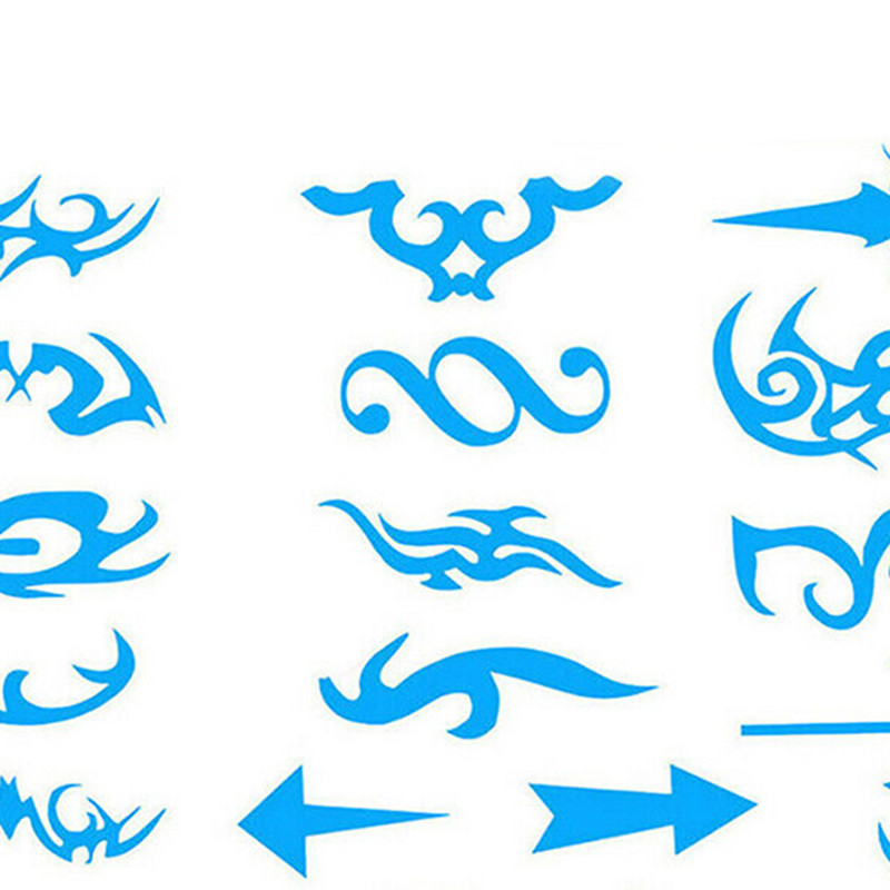 Novi 28kom/pakiranje Hair Tattoo Šablon Kalup Šablona Trimer Brijač Frizerski salon za šišanje