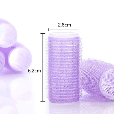 6kom bez grijanja Samoprihvatljivi uvijači za kosu Valjci za žene Waves Bang uvijač za kosu s čičakom Cijevi za frizerski salon