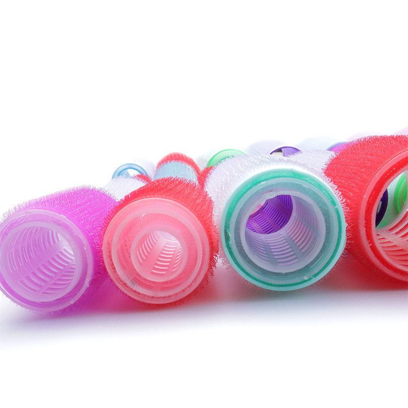 6kom bez grijanja Samoprihvatljivi uvijači za kosu Valjci za žene Waves Bang uvijač za kosu s čičakom Cijevi za frizerski salon