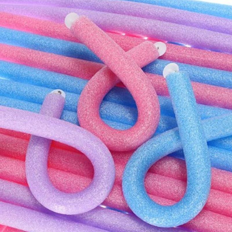 10 vnt. Nešildomas plaukų suktukas be karščio plaukų voleliai Minkštos garbanos garbanojimo strypo voleliai Perm strypai bangą formuojantys plaukų formavimo įrankiai