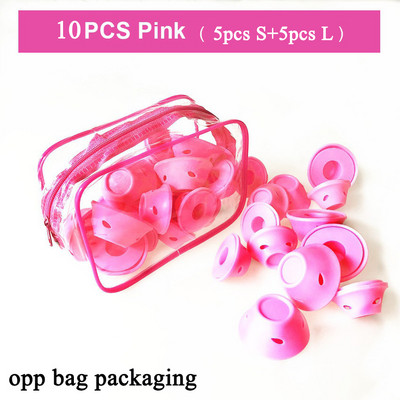 10/20/40 gab Silikona matu ruļļi bez siltuma bez klipšu mīkstas gumijas ruļļi DIY savīti matu veidošanas rīki Magic matu kopšanas komplekts