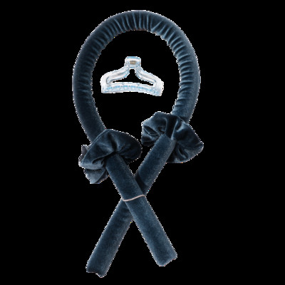 Velvet Heatless kērlinga stieņa galvas saite Lazy lokotāju komplekts matu spirālveida bumbieru ziedu dzelzs matu aksesuāri Flexi stieņi matu ruļļu rīki