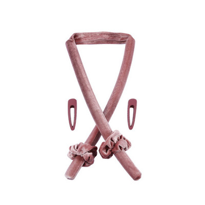 Velvet Heatless kērlinga stieņa galvas saite Lazy lokotāju komplekts matu spirālveida bumbieru ziedu dzelzs matu aksesuāri Flexi stieņi matu ruļļu rīki