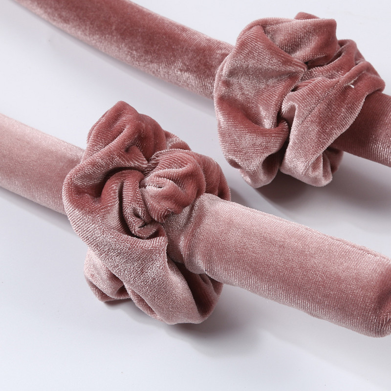 Velvet Heatless kērlinga stieņa galvas saite Lazy lokotāju komplekts matu spirālveida bumbieru ziedu dzelzs matu aksesuāri Flexi stieņi matu ruļļu rīki