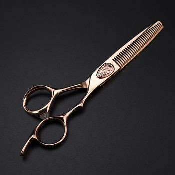 Професионална JP 440c стомана 6\'\' ножица Rose Gold ножици за коса изтъняване фризьорски ножици фризьорски ножици