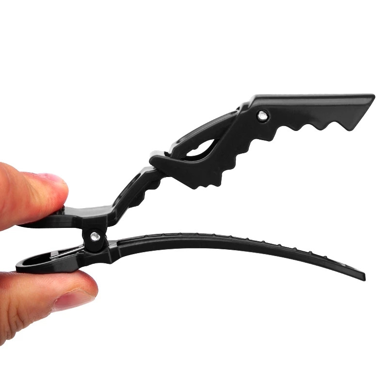 6 kom/Part Plastična kopča za kosu Ukosnica Frizerske stezaljke Sekcija s kandžama Aligatorske kopče Brijač za pribor za salone za oblikovanje