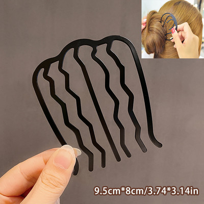 Pahuljasti jastučići za kosu za višekratnu upotrebu Spužva za umetanje za bazu za kosu Alat za umetanje za kosu Puf za kosu Magic Clip Maker za krafne za kosu Root Pad Set kopči za kosu