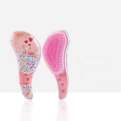 Cartoon Unicorn Magic Comb antisztatikus masszázs hajkefe Tangle Detangle zuhany masszázs hajkefe fésű szalon hajformázó eszköz