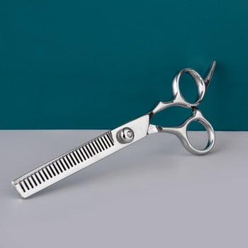 Ψαλίδι από ανοξείδωτο ατσάλι για αραίωμα και κούρεμα μαλλιών Κούρεμα 6 ιντσών Προϊόντα κομμωτηρίου Haircut Trim Hairs Cutting Barber