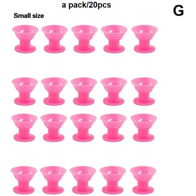 2/10/20/30gab Mīkstas gumijas Magic matu kopšanas rullīši Silikona matu ruļļi Twist Hair bez siltuma bez saspraudes Matu lokošanās veidošanas rīks DIY