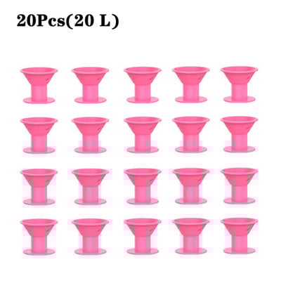 2/10/20/30gab Mīkstas gumijas Magic matu kopšanas rullīši Silikona matu ruļļi Twist Hair bez siltuma bez saspraudes Matu lokošanās veidošanas rīks DIY