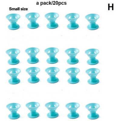 2/10/20/30gab Mīkstas gumijas Magic matu kopšanas rullīši Silikona matu ruļļi Twist Hair bez siltuma bez saspraudes Matu lokošanās veidošanas rīks DIY