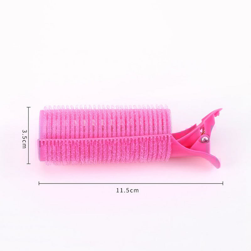 1/2 gab. Rozā matu ruļļu komplekts gulēšanai pa nakti atkārtoti lietojams matu saknes pūkains saspraude Sieviešu meiteņu pārnēsājami veidošanas rīki