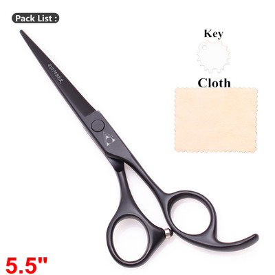 5.5 6.0 Profesionalios kirpyklos žirklės plaukams retinimo kirpėjų žirklių rinkinys plaukų kirpimo žirklės Japan Steel 440C Scissor 1008#