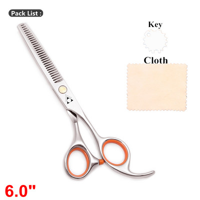 5.5 6.0 Profesionalios kirpyklos žirklės plaukams retinimo kirpėjų žirklių rinkinys plaukų kirpimo žirklės Japan Steel 440C Scissor 1008#