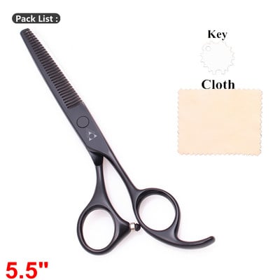 5.5 6.0 Profesionalios kirpyklos žirklės plaukams retinimo kirpėjų žirklių rinkinys plaukų kirpimo žirklės Japan Steel 440C Scissor 1008#