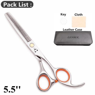 5.5 6.0 Profesionalios kirpyklos žirklės plaukams retinimo kirpėjų žirklių rinkinys plaukų kirpimo žirklės Japan Steel 440C Scissor 1008#