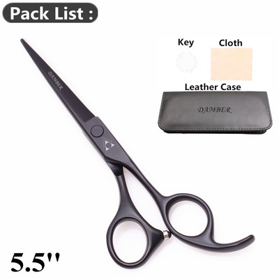 5.5 6.0 Profesionalios kirpyklos žirklės plaukams retinimo kirpėjų žirklių rinkinys plaukų kirpimo žirklės Japan Steel 440C Scissor 1008#