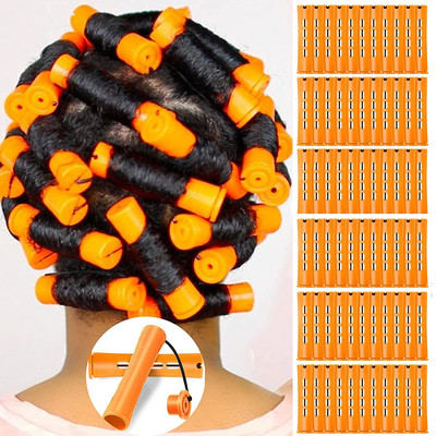 Šipke za trajnu kosu i uvijači za kosu od 60 komada s kosom Cold Wave šipke Uvijač za kosu za žene duge kratke kose（8 veličina）