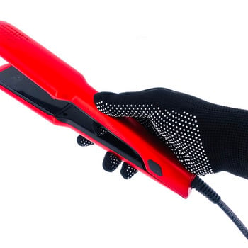 1 чифт преса за коса Пермско къдрене Фризьорски топлоустойчиви ръкавици за пръсти Грижа за косата Инструменти за оформяне Термични ръкавици за оформяне