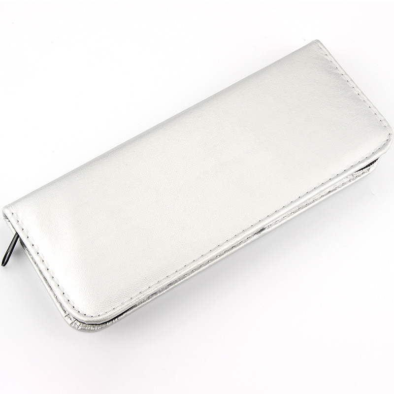 Multifuncțional Salon profesional din piele PU pentru foarfece pentru tunsoare Geantă cu fermoar Husă portabilă Cutie pentru foarfece pentru coafură