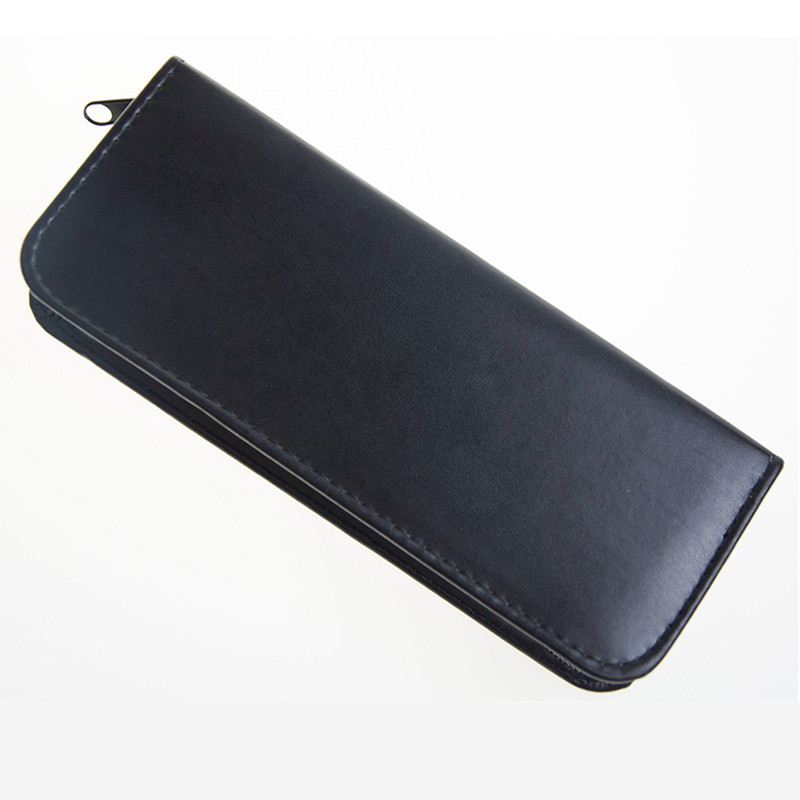 Multifuncțional Salon profesional din piele PU pentru foarfece pentru tunsoare Geantă cu fermoar Husă portabilă Cutie pentru foarfece pentru coafură