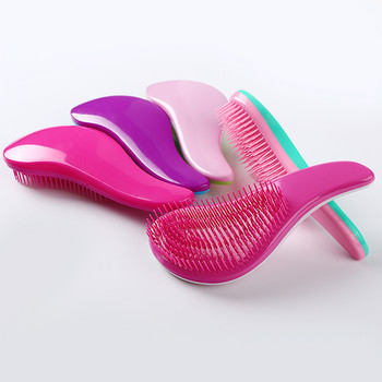 Нова TT четка за коса за жени, проектиран антистатичен горещ гребен за разплитане, грижа за скалпа, намаляване на косопада, инструмент за оформяне, бръснарски аксесоари