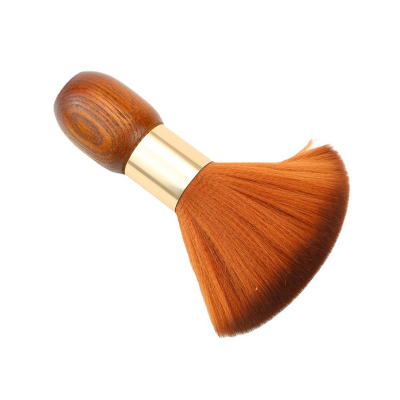 1 buc. perii profesionale pentru praf pentru gât, pentru păr, pentru frizer, curat, moale, neagră, perie de păr, pentru salon, coafură, coafură, instrumente de coafură