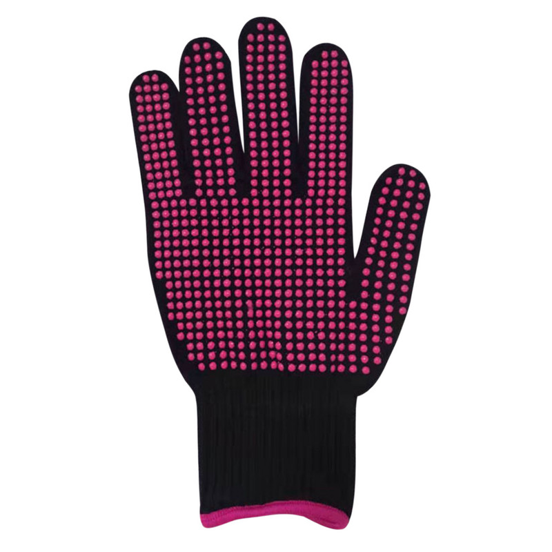 1 buc. Mănușă profesională rezistentă la căldură Instrument pentru coafarea părului pentru ondularea fierului plat drept Mănușă de căldură pentru fierul ondulat