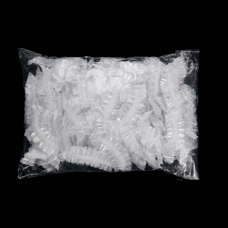 50/100 vnt Kirpyklos ausinių salono vandeniui atsparus skaidrus ausų uždangalas Ausų apsauga permatomas vonios dušo ausinių dangtelio valymo įrankis