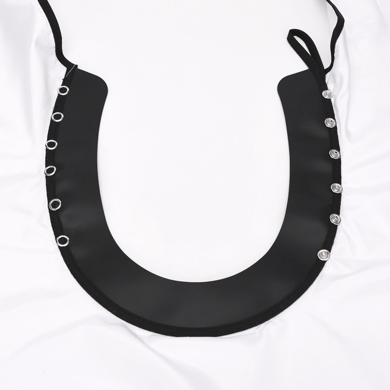 Juoda balta plaukų kirpimo šluostė profesionaliam salonui kirpykla skraistė Kirpėja silikoninė kaklo kirpėja prijuostė plaukų kirpimas pelerinos didmeninė prekyba