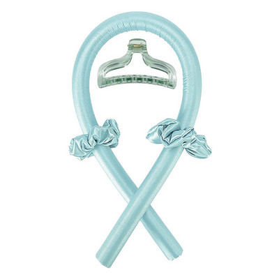 Nekarsējošs kērlinga stieņa galvas saite Matu ruļļi bez karstuma viļņiem Mīksts matu rullītis lente zīda cirtas modelētājs miega slinks veidošanas rīki