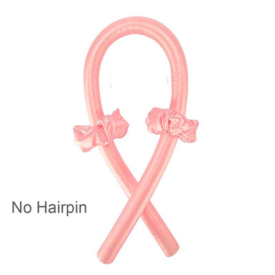 Nekarsējošs kērlinga stieņa galvas saite Matu ruļļi bez karstuma viļņiem Mīksts matu rullītis lente zīda cirtas modelētājs miega slinks veidošanas rīki