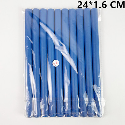 10 komada Fleksibilne šipke za uvijanje kose Fleksibilne šipke Uvijači za kosu Set bez zagrijavanja Uvijači za kosu Mekana pjena za kratku, srednju i dugu kosu