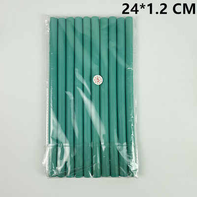 10 komada Fleksibilne šipke za uvijanje kose Fleksibilne šipke Uvijači za kosu Set bez zagrijavanja Uvijači za kosu Mekana pjena za kratku, srednju i dugu kosu