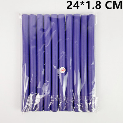 10 komada Fleksibilne šipke za uvijanje kose Fleksibilne šipke Uvijači za kosu Set bez zagrijavanja Uvijači za kosu Mekana pjena za kratku, srednju i dugu kosu