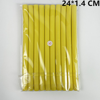 10 komada Fleksibilne šipke za uvijanje kose Fleksibilne šipke Uvijači za kosu Set bez zagrijavanja Uvijači za kosu Mekana pjena za kratku, srednju i dugu kosu