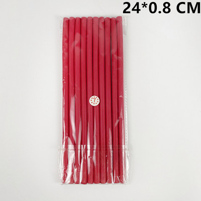 10 komada Fleksibilne šipke za uvijanje kose Fleksibilne šipke Uvijači za kosu Set bez zagrijavanja Uvijači za kosu Mekana pjena za kratku, srednju i dugu kosu