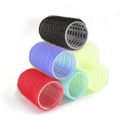 6 komada samoljepljivih valjka za njegu kose za DIY frizerski salon Uređivanje kose DIY uvijači za kosu Frizerske kopče Nasumična boja