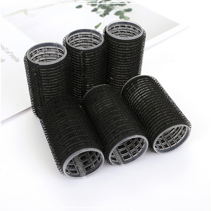 6 komada samoljepljivih valjka za njegu kose za DIY frizerski salon Uređivanje kose DIY uvijači za kosu Frizerske kopče Nasumična boja