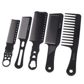 Професионален гребен за подстригване Carbon Comb Salon Barber Styling Tool Ново