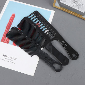 Професионален гребен за подстригване Carbon Comb Salon Barber Styling Tool Ново